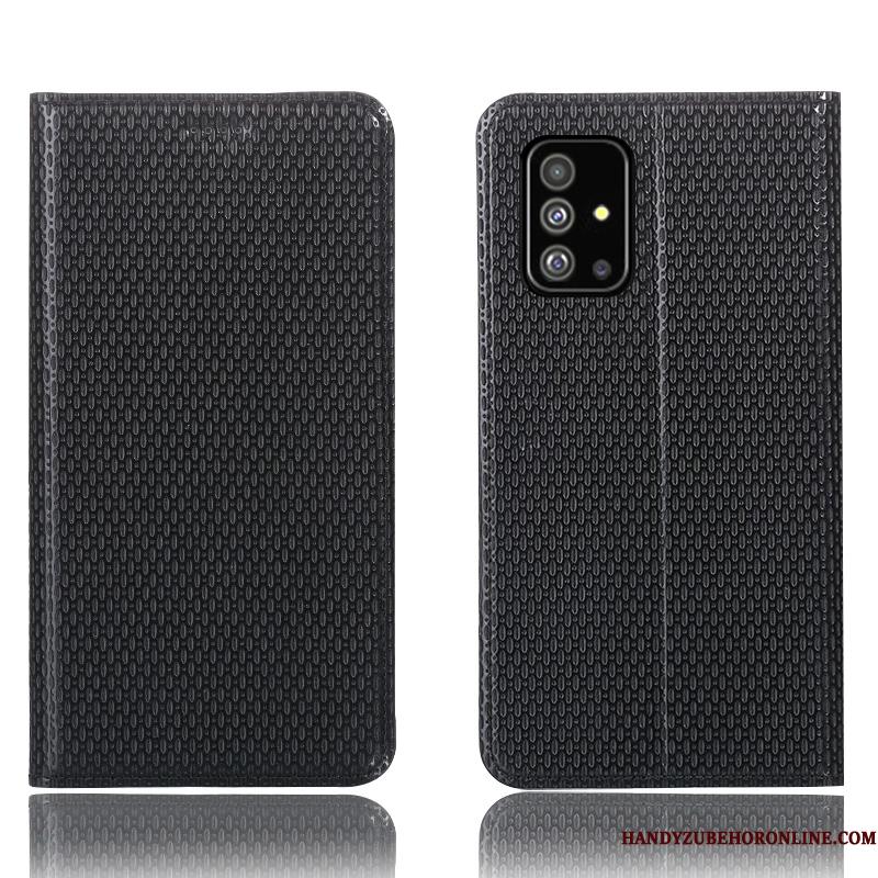 Samsung Galaxy A71 Alt Inklusive Telefon Etui Beskyttelse Anti-fald Blå Cover Folio