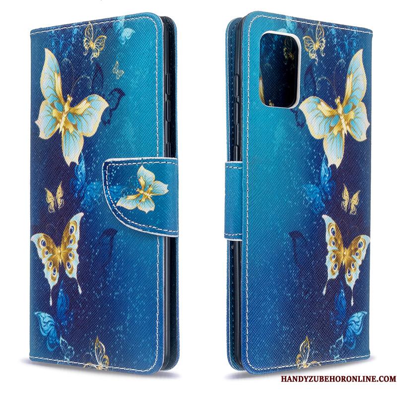 Samsung Galaxy A71 Lædertaske Malet Telefon Etui Cover Beskyttelse Support Stjerne