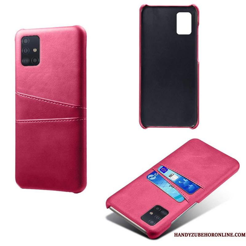 Samsung Galaxy A71 Rød Kvalitet Anti-fald Beskyttelse Etui Cover Telefon