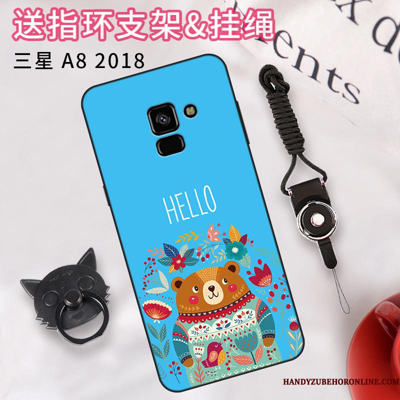 Samsung Galaxy A8 2018 Beskyttelse Trend Anti-fald Simple Stjerne Cover Telefon Etui
