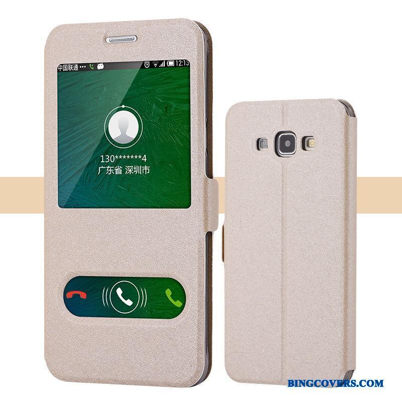 Samsung Galaxy A8 Anti-fald Cover Silikone Telefon Etui Trend Folio Bagdæksel