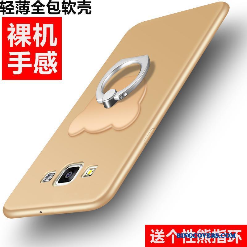 Samsung Galaxy A8 Etui Cover Anti-fald Nubuck Stjerne Silikone Alt Inklusive Mobiltelefon