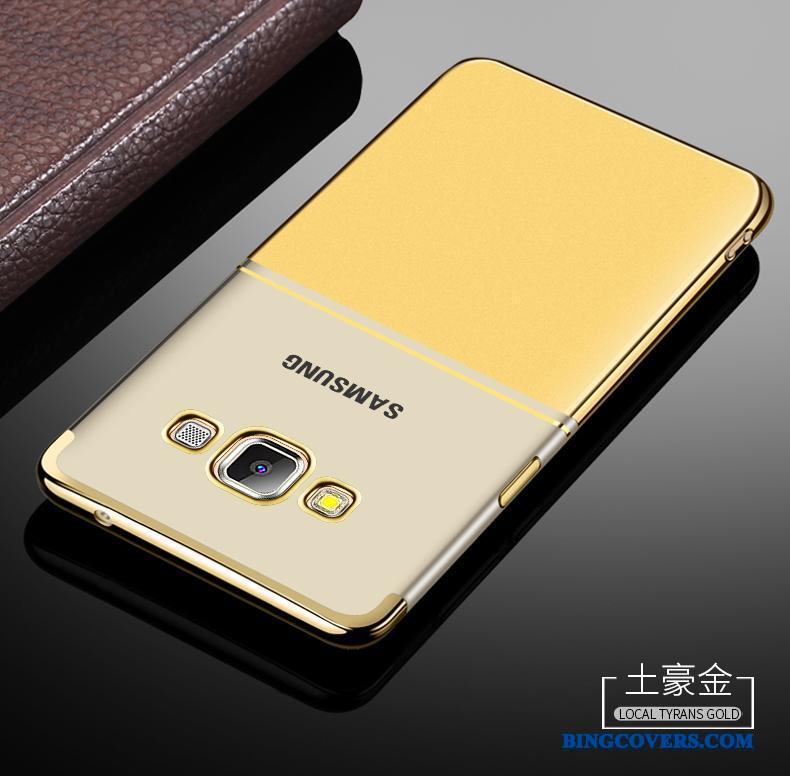 Samsung Galaxy A8 Hård Anti-fald Cover Rosa Guld Etui Telefon Alt Inklusive