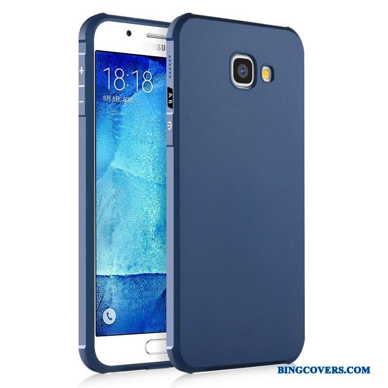 Samsung Galaxy A8 Nubuck Cover Alt Inklusive Etui Anti-fald Stjerne Telefon
