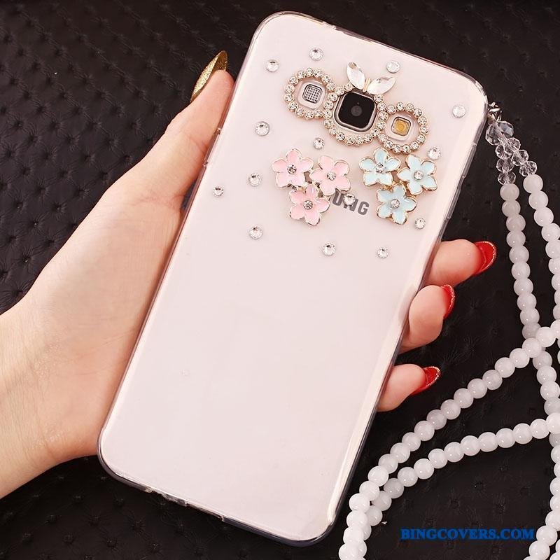Samsung Galaxy A8 Smuk Mobiltelefon Telefon Etui Stjerne Guld Cover Silikone