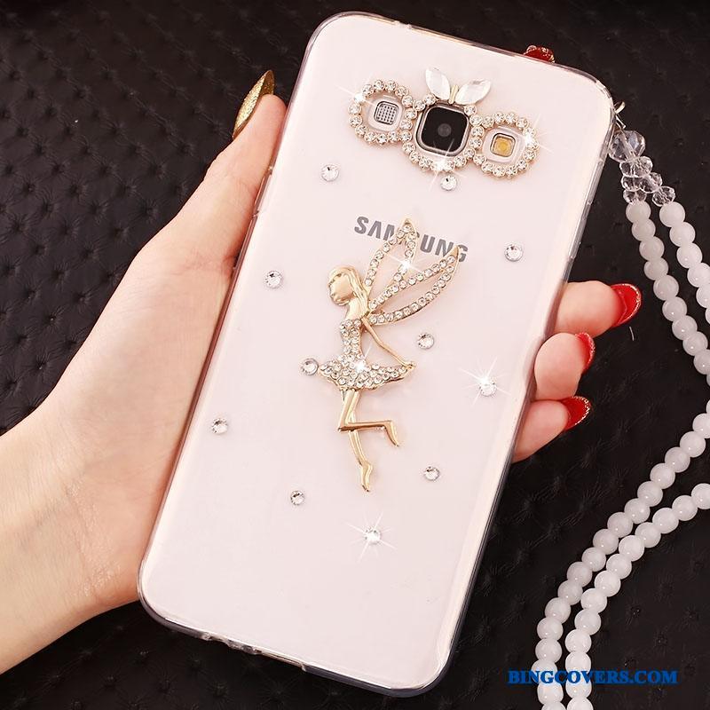 Samsung Galaxy A8 Trend Cover Farve Anti-fald Telefon Etui Hængende Ornamenter Stjerne