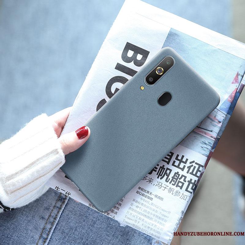Samsung Galaxy A8s Stjerne Hård Etui Af Personlighed Nubuck Anti-fald Rød