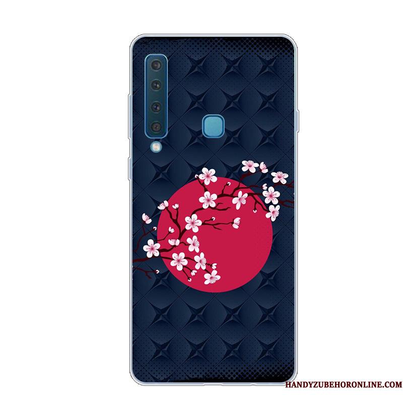 Samsung Galaxy A9 2018 Cartoon Rød Telefon Etui Anti-fald Beskyttelse Af Personlighed Tryk