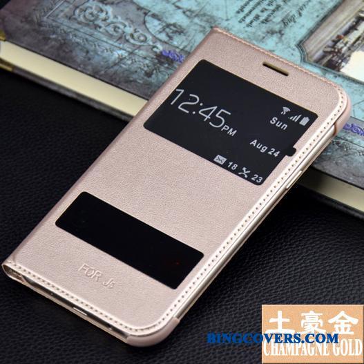 Samsung Galaxy A9 Cover Telefon Etui Mobiltelefon Hvid Lædertaske Folio Beskyttelse
