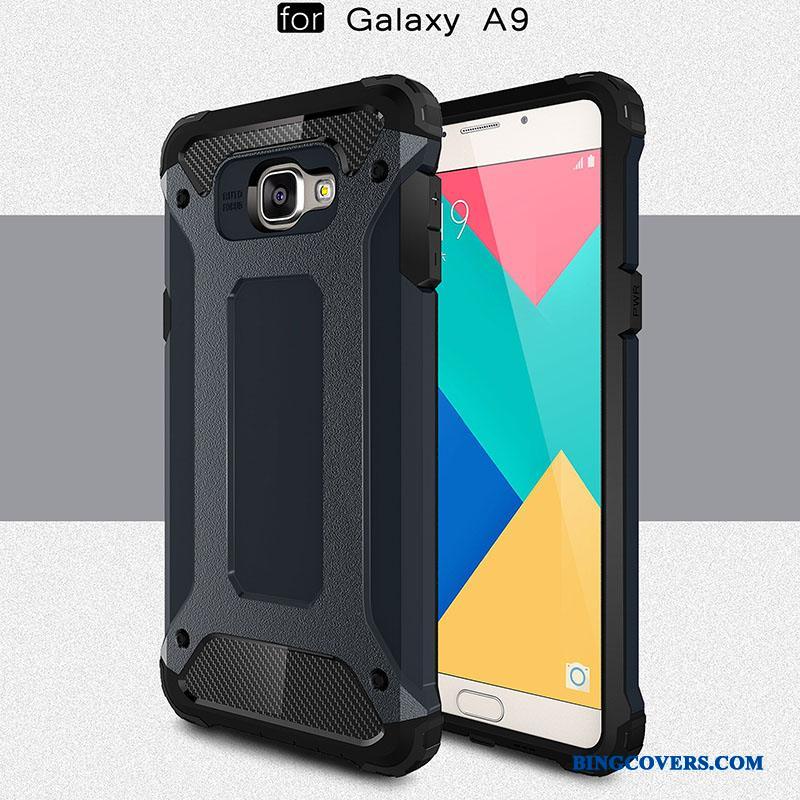 Samsung Galaxy A9 Silikone Mesh Cover Telefon Etui Høj Alt Inklusive Sort