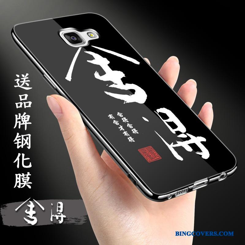 Samsung Galaxy A9 Telefon Etui Stjerne Høj Cover Kinesisk Stil Mobiltelefon Lyse