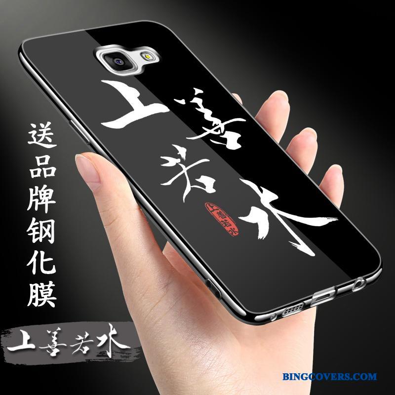 Samsung Galaxy A9 Telefon Etui Stjerne Høj Cover Kinesisk Stil Mobiltelefon Lyse