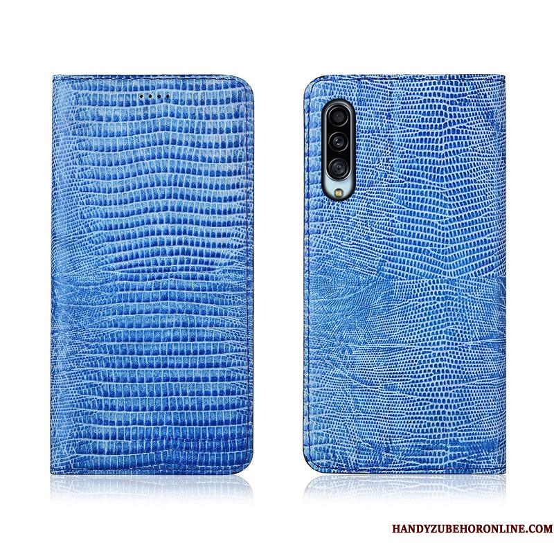 Samsung Galaxy A90 5g Anti-fald Cover Clamshell Lædertaske Alt Inklusive Etui Ægte Læder