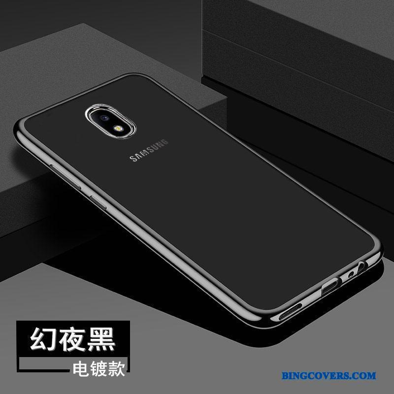 Samsung Galaxy J3 2017 Silikone Telefon Etui Alt Inklusive Anti-fald Cover Beskyttelse Guld