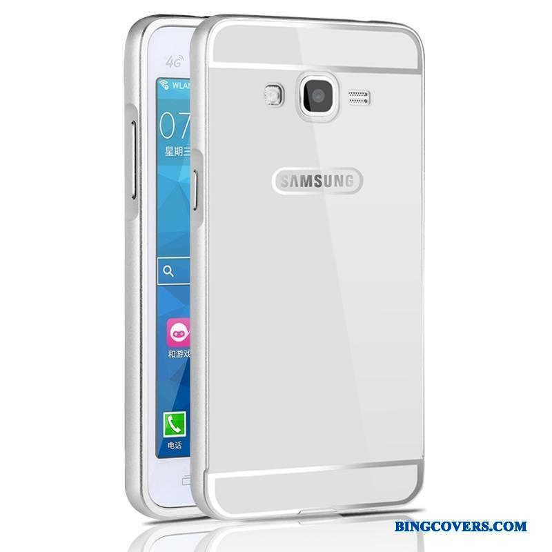 Samsung Galaxy J5 2016 Mobiltelefon Anti-fald Cover Ramme Etui Spejl Stjerne