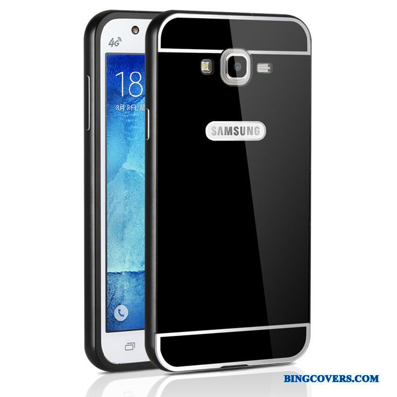 Samsung Galaxy J5 2016 Mobiltelefon Anti-fald Cover Ramme Etui Spejl Stjerne