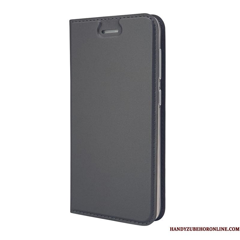 Samsung Galaxy J6 Kort Cover Telefon Etui Mørkeblå Beskyttelse Folio Tynd