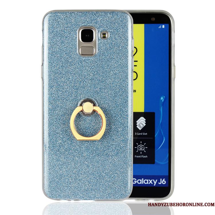 Samsung Galaxy J6 Silikone Blød Anti-fald Stjerne Etui Mobiltelefon Cover