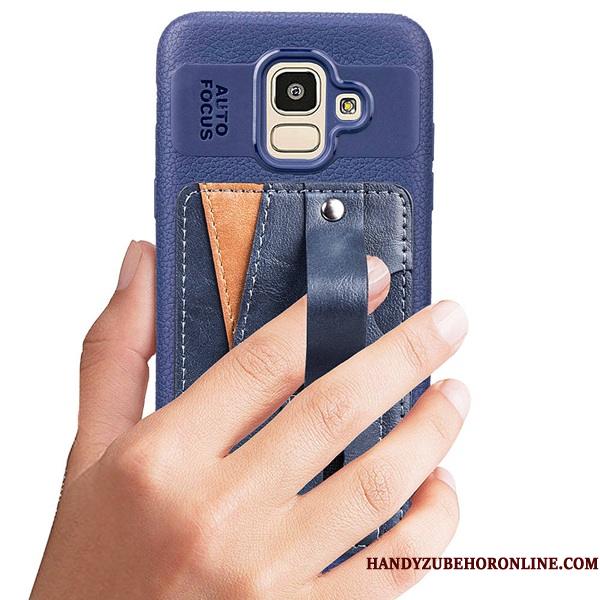 Samsung Galaxy J6 Stjerne Telefon Etui Support Mønster Blød Beskyttelse Læder