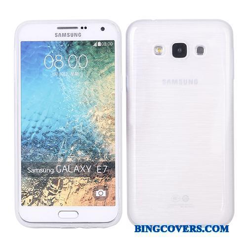 Samsung Galaxy J7 2015 Beskyttelse Rød Alt Inklusive Stjerne Etui Telefon Cover