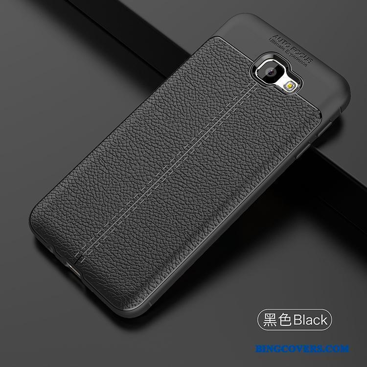 Samsung Galaxy J7 2015 Silikone Anti-fald Cover Telefon Etui Stjerne Blå Beskyttelse