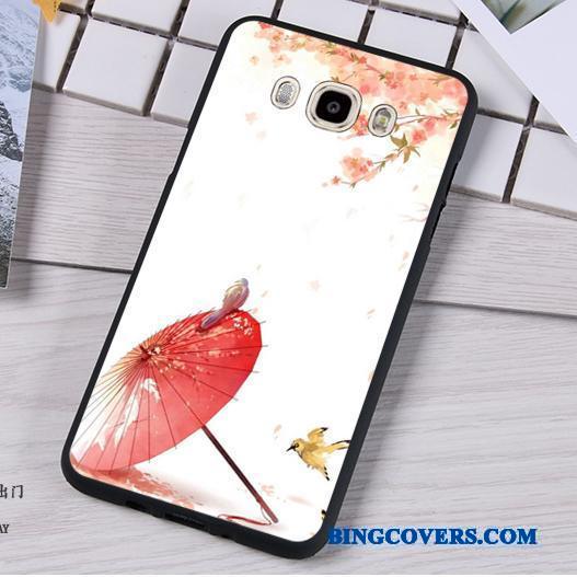 Samsung Galaxy J7 2016 Blød Silikone Telefon Etui Anti-fald Mobiltelefon Stjerne Cover
