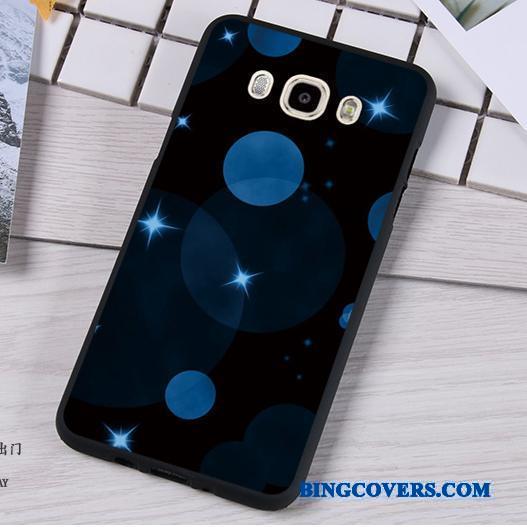 Samsung Galaxy J7 2016 Etui Beskyttelse Stjerne Spænde Silikone Mobiltelefon Blød Cover