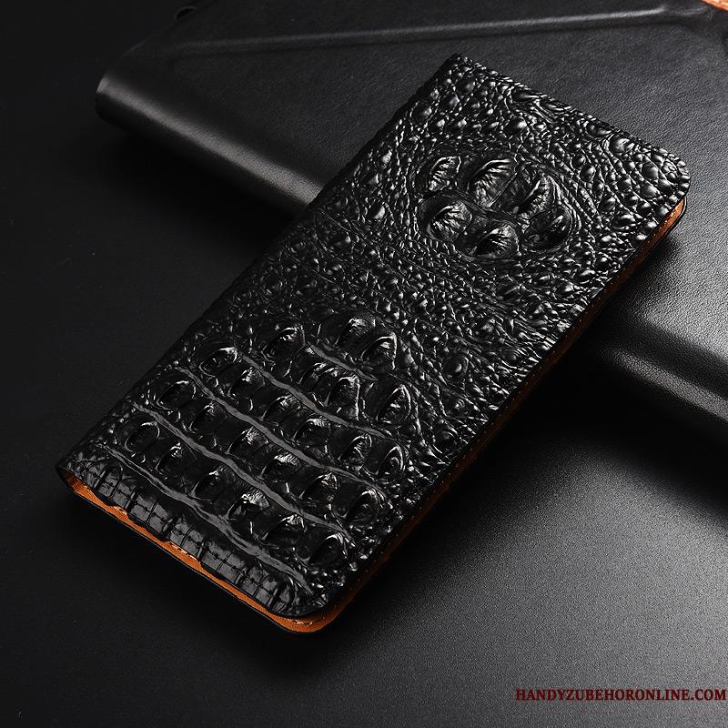 Samsung Galaxy M20 Lædertaske Mønster Krokodille Beskyttelse Anti-fald Telefon Etui Stjerne