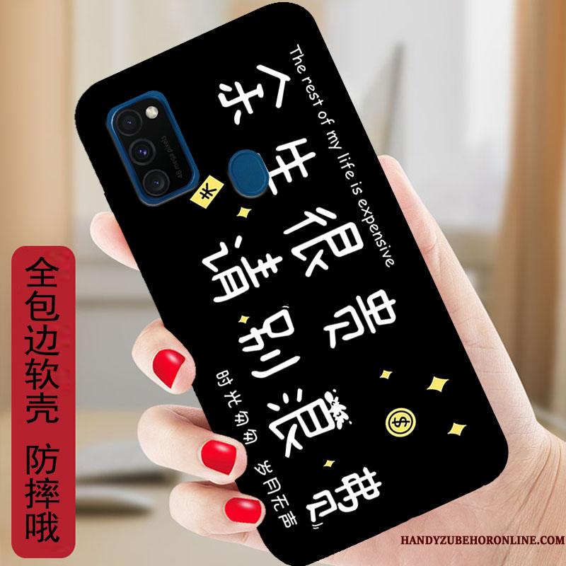 Samsung Galaxy M30s Etui Beskyttelse Stjerne Cover Anti-fald Silikone Cartoon