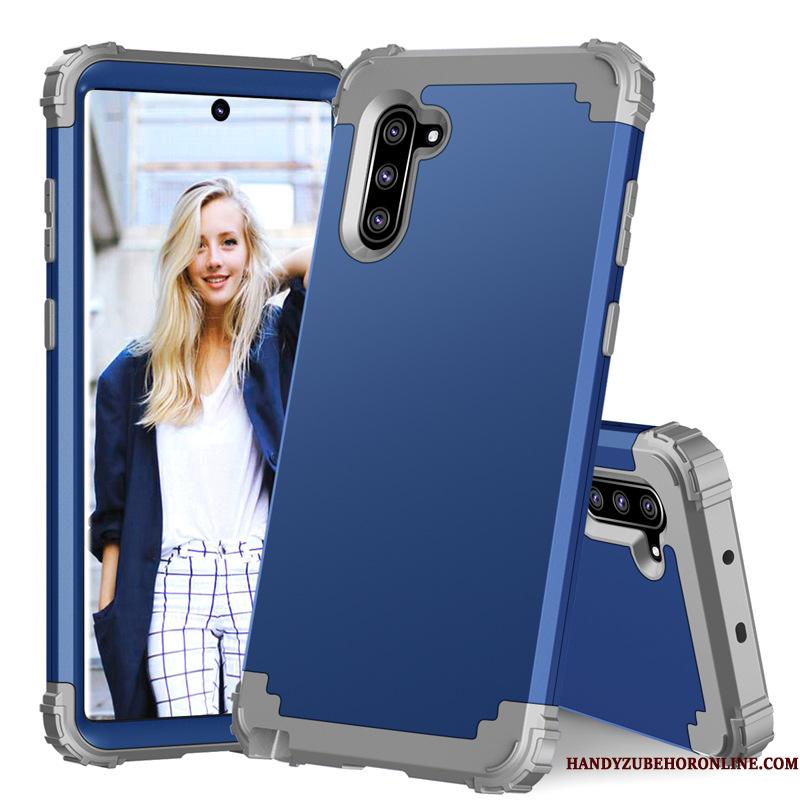 Samsung Galaxy Note 10 Beskyttelse Telefon Etui Silikone Cover Stjerne Rød