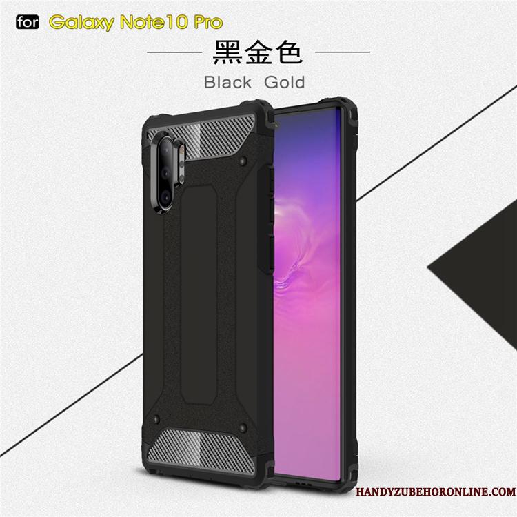 Samsung Galaxy Note 10+ Etui Blå Blød Stjerne Cover Silikone Alt Inklusive Anti-fald