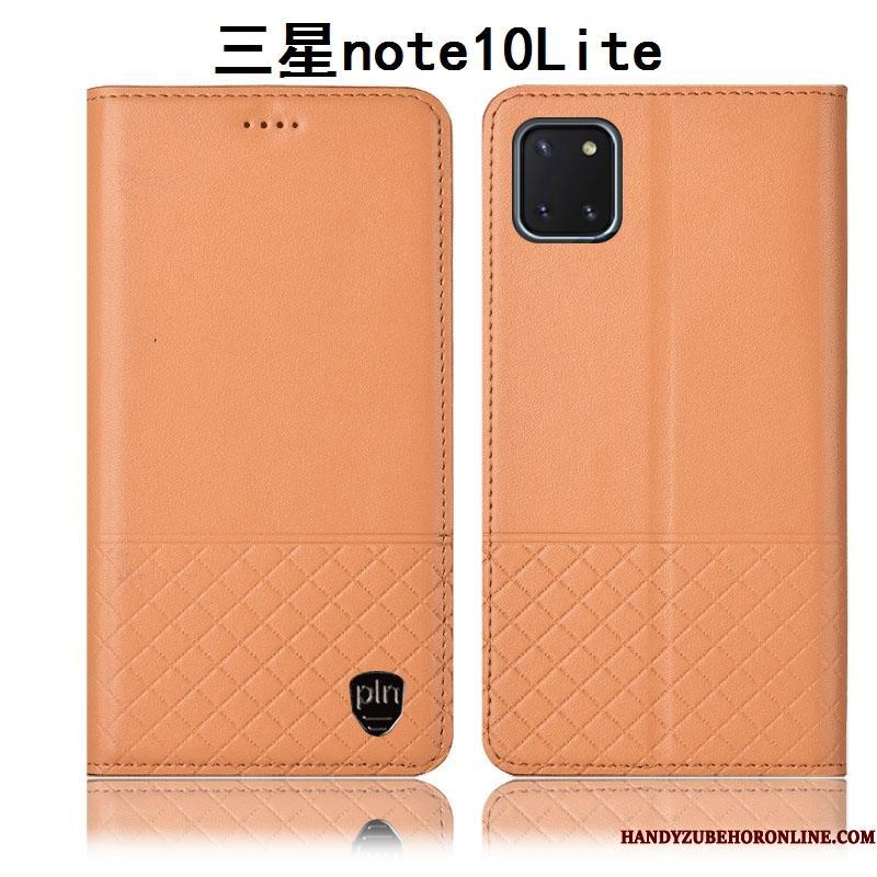 Samsung Galaxy Note 10 Lite Anti-fald Alt Inklusive Telefon Etui Folio Beskyttelse Stjerne Lædertaske