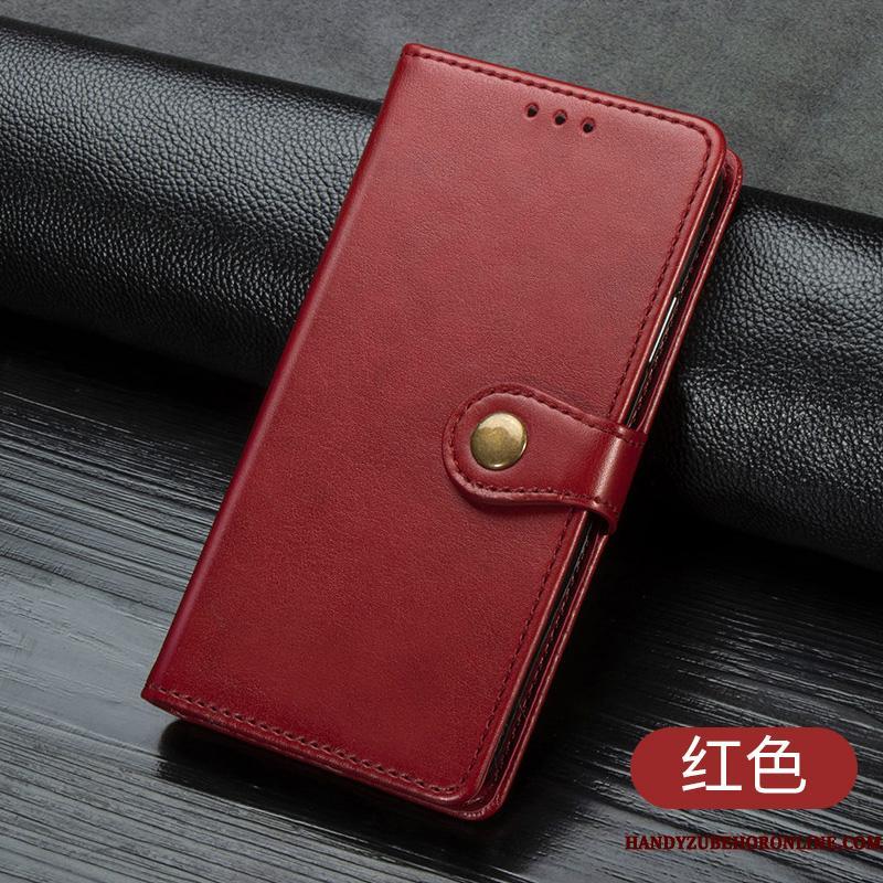 Samsung Galaxy Note 10 Lite Beskyttelse Fold Rød Cover Lædertaske Stjerne Telefon Etui