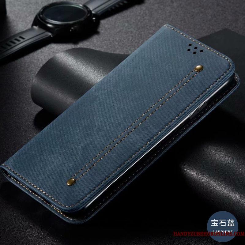 Samsung Galaxy Note 10 Lite Telefon Etui Folio Lædertaske Mønster Alt Inklusive Denim Anti-fald
