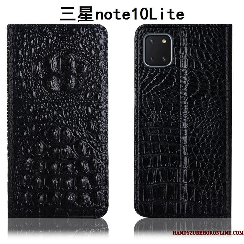 Samsung Galaxy Note 10 Lite Telefon Etui Krokodille Stjerne Mønster Folio Anti-fald Beskyttelse