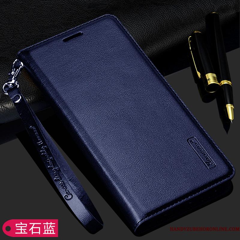 Samsung Galaxy Note 10 Lædertaske Blød Guld Folio Telefon Etui Anti-fald