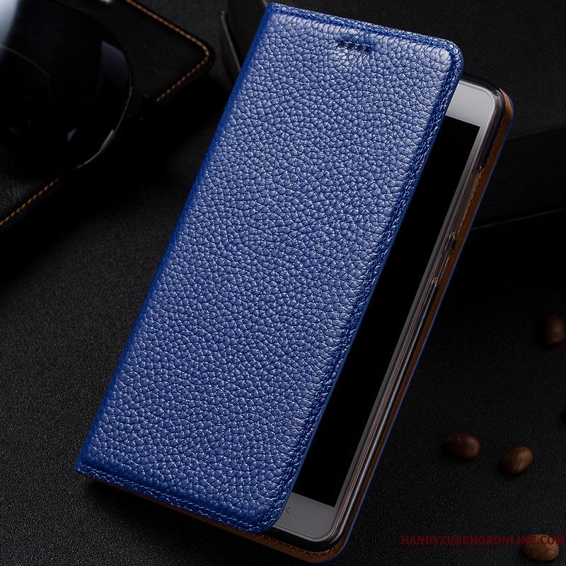 Samsung Galaxy Note 10 Mønster Telefon Etui Folio Litchi Ægte Læder