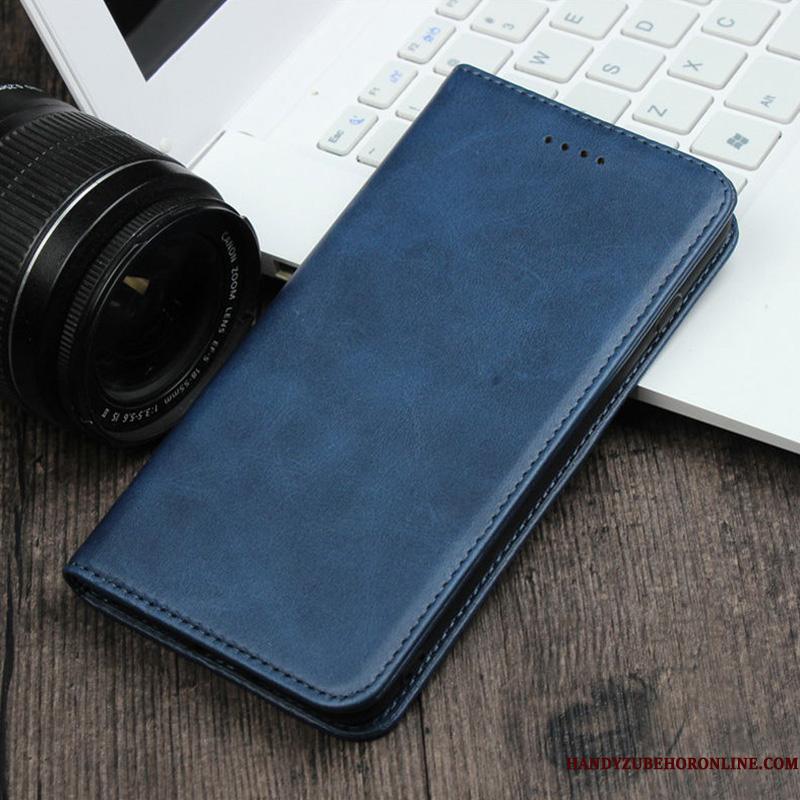 Samsung Galaxy Note 10 Sort Telefon Etui Folio Lædertaske Business