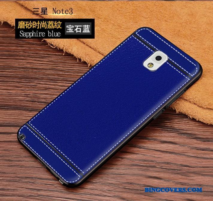 Samsung Galaxy Note 3 Etui Blød Anti-fald Sort Ny Cover Mobiltelefon Stjerne