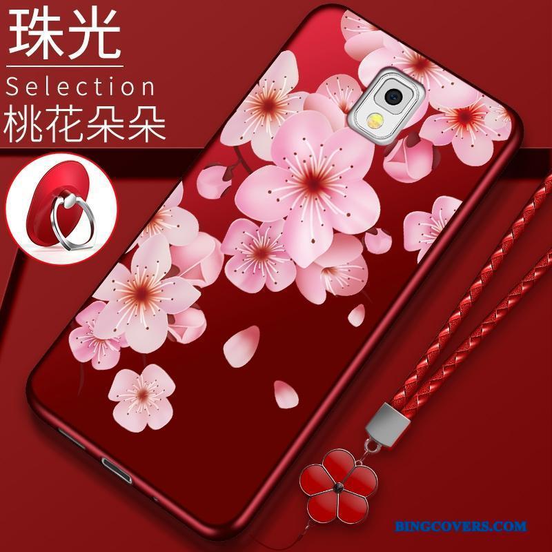 Samsung Galaxy Note 3 Rød Telefon Etui Cover Ny Anti-fald Kreativ Beskyttelse