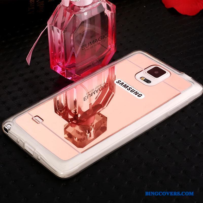 Samsung Galaxy Note 4 Cover Blød Etui Stjerne Spejl Silikone Telefon
