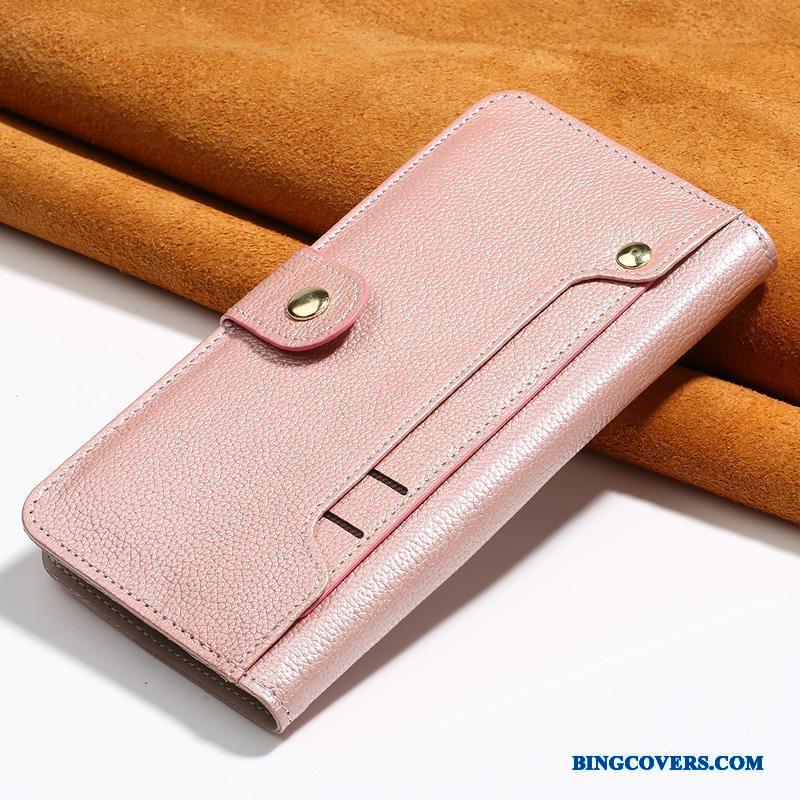 Samsung Galaxy Note 4 Etui Beskyttelse Trendy Alt Inklusive Kreativ Sort Cover Ægte Læder