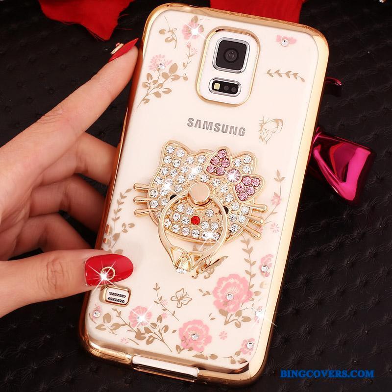 Samsung Galaxy Note 4 Ring Rosa Guld Etui Stjerne Cover Telefon Beskyttelse
