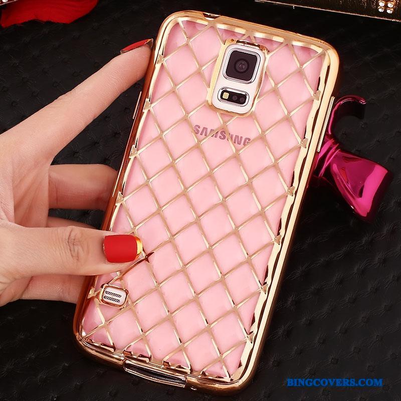 Samsung Galaxy Note 4 Rosa Guld Blød Stjerne Silikone Cover Ring Etui