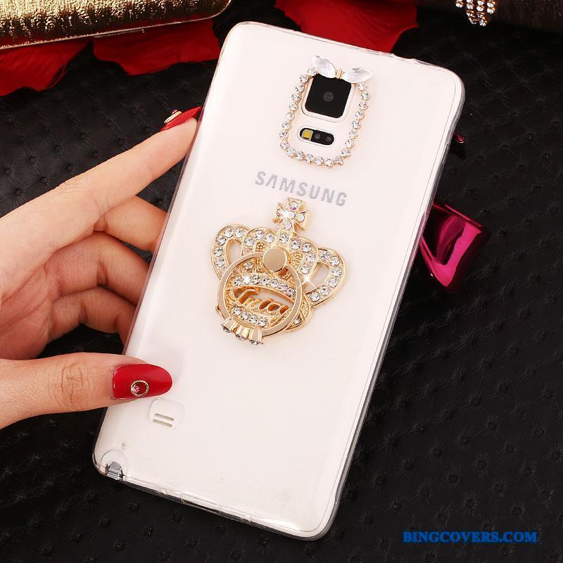Samsung Galaxy Note 4 Tynd Etui Ny Strass Mobiltelefon Beskyttelse Ring