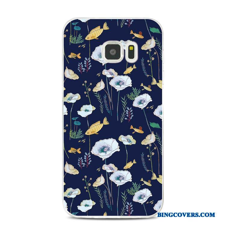 Samsung Galaxy Note 5 Beskyttelse Blomster Cover Blød Silikone Lille Sektion Telefon Etui