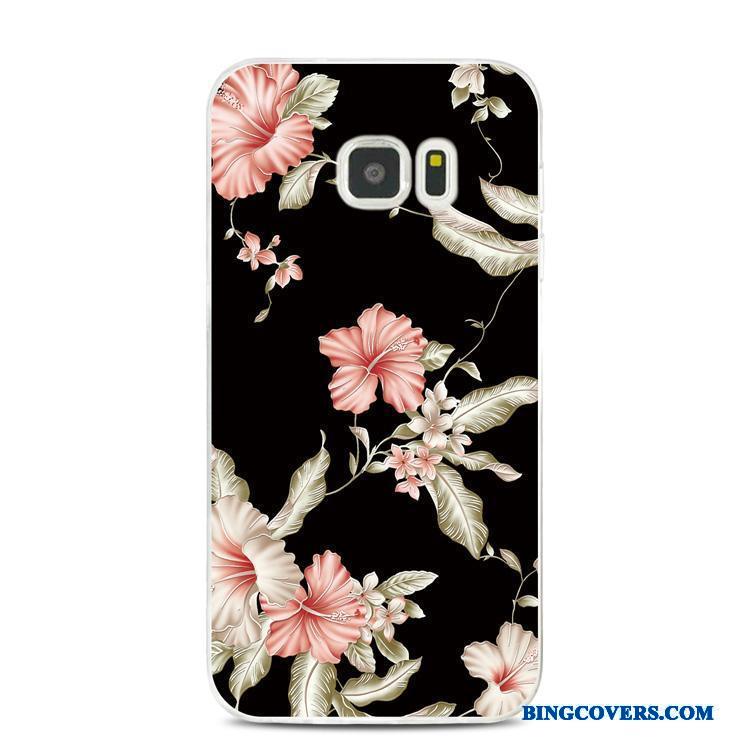 Samsung Galaxy Note 5 Beskyttelse Blomster Cover Blød Silikone Lille Sektion Telefon Etui