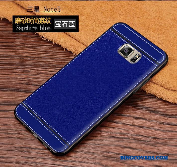 Samsung Galaxy Note 5 Etui Trend Ny Beskyttelse Mobiltelefon Sort Brun Cover