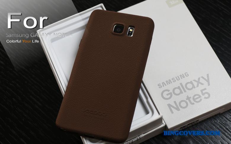 Samsung Galaxy Note 5 Gul Telefon Etui Cover Mobiltelefon Stjerne Klud Silikone