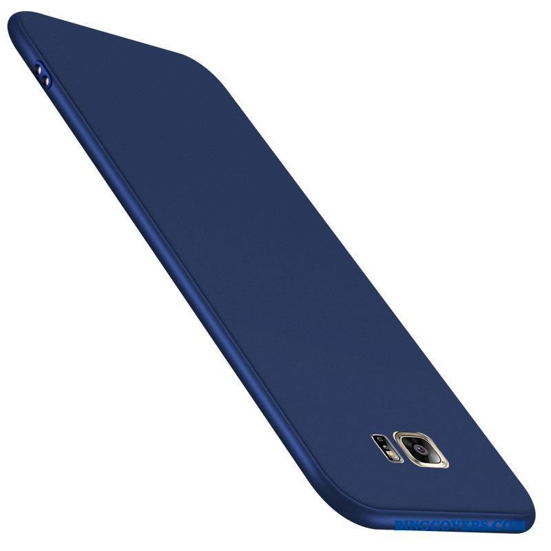 Samsung Galaxy Note 5 Nubuck Sort Stjerne Silikone Etui Trend Anti-fald